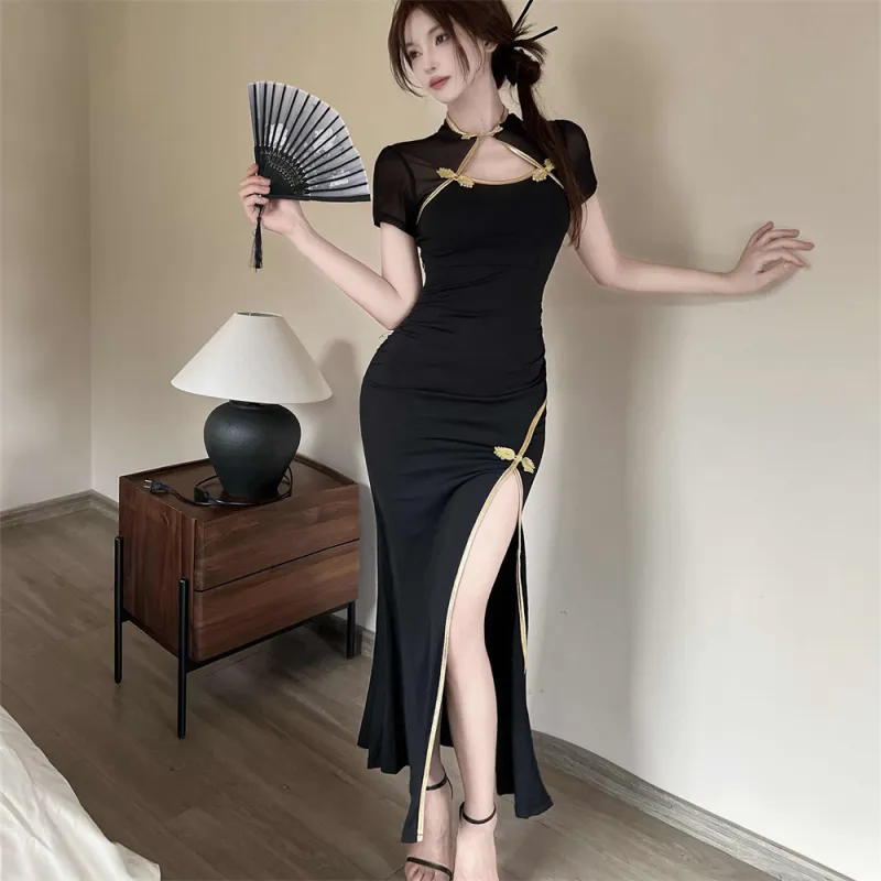 Si Bei'er Short Sleeved Dress Women's-2