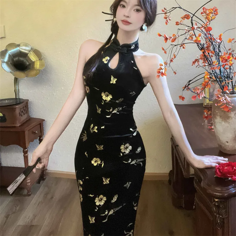 Si Bei'er Sleeveless Dress Women's-1