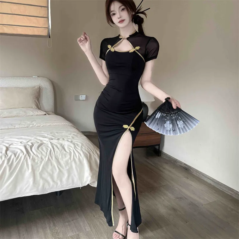 Si Bei'er Short Sleeved Dress Women's-3