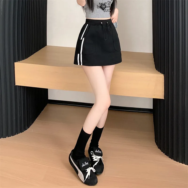 Si Bei'er Casual Short Skirts Women's-5
