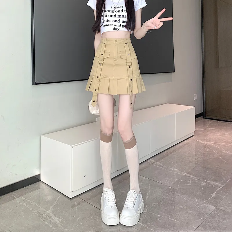 Si Bei'er Casual Short Skirts Women's-2
