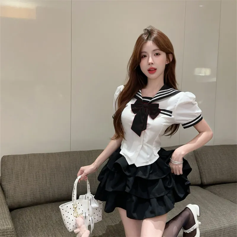 Si Bei'er Skirt Set Women's Image Color-1