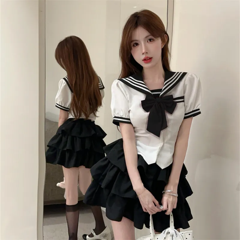 Si Bei'er Skirt Set Women's Image Color-3