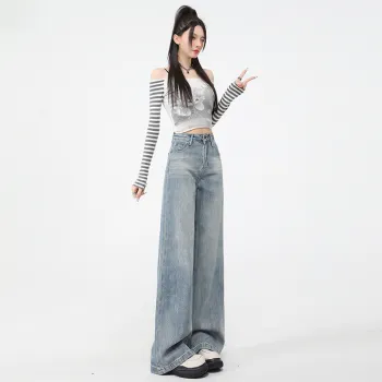 Si Bei'er Jeans Women's Nostalgic Blue
