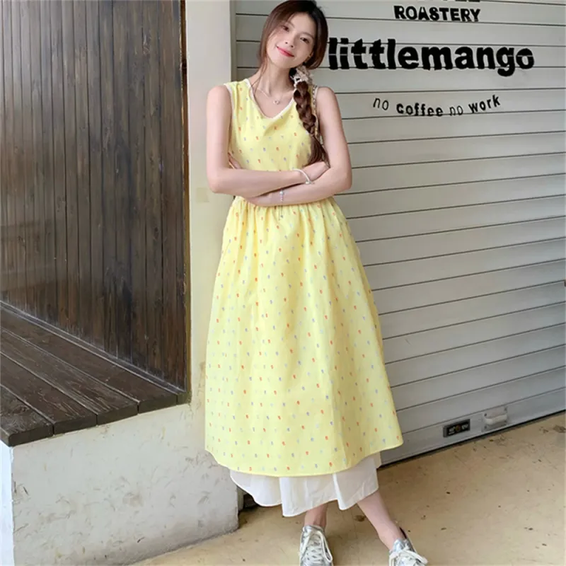 Si Bei'er Sleeveless Dress Women's-1