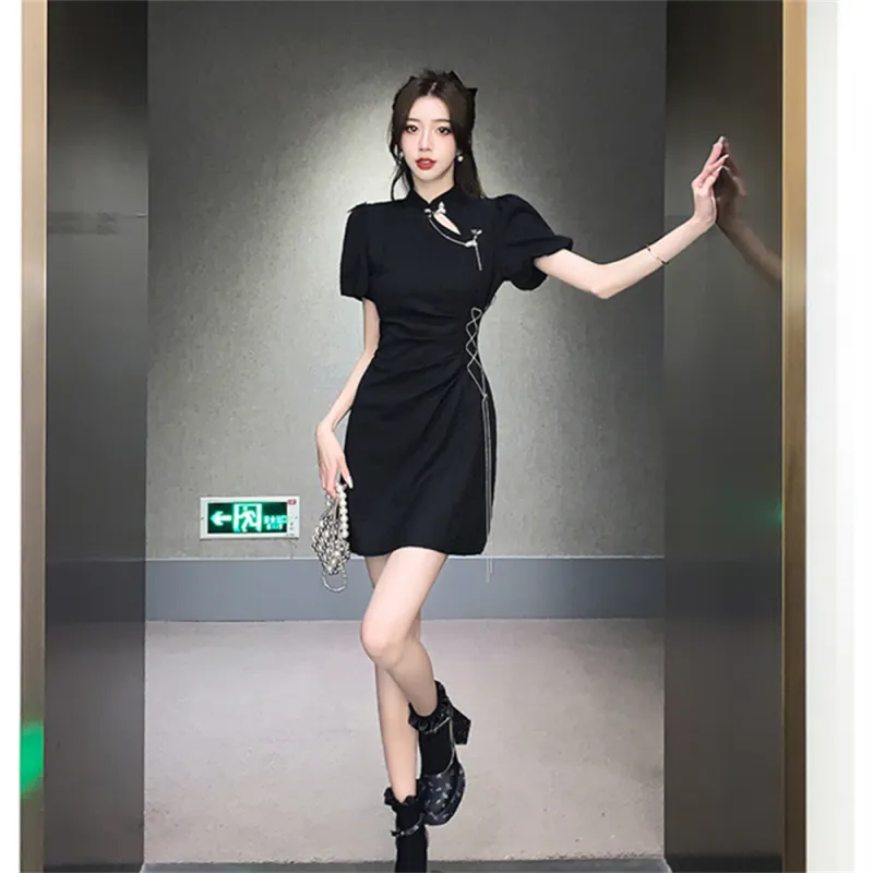 Si Bei'er Short Sleeved Dress Women's-4