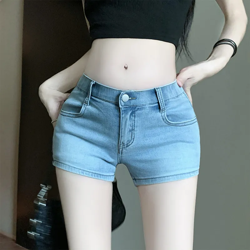 Si Bei'er Denim Shorts Women's-1