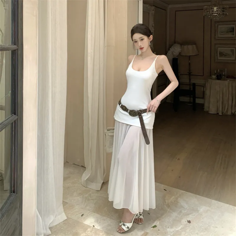 Si Bei'er Slip Dresses Women's-1