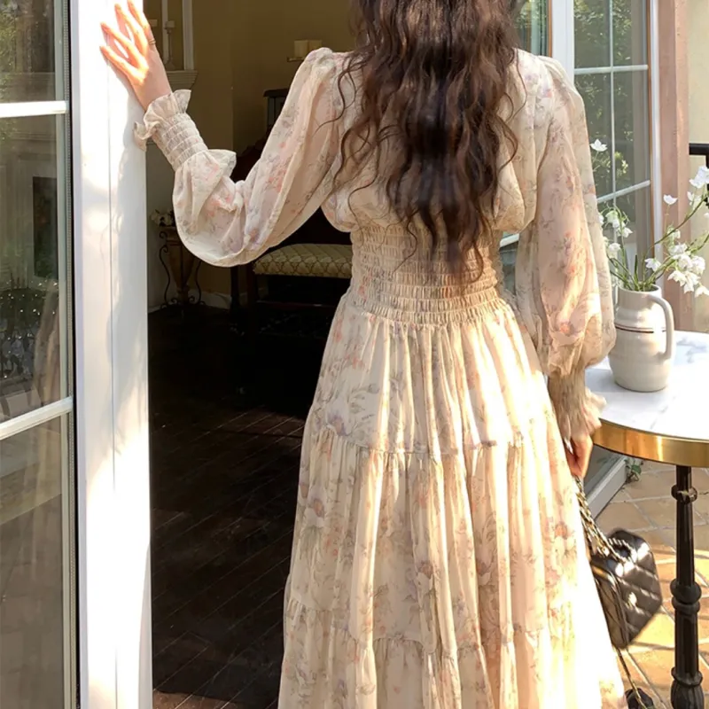 Si Bei'er Long Sleeved Dress Women's-5