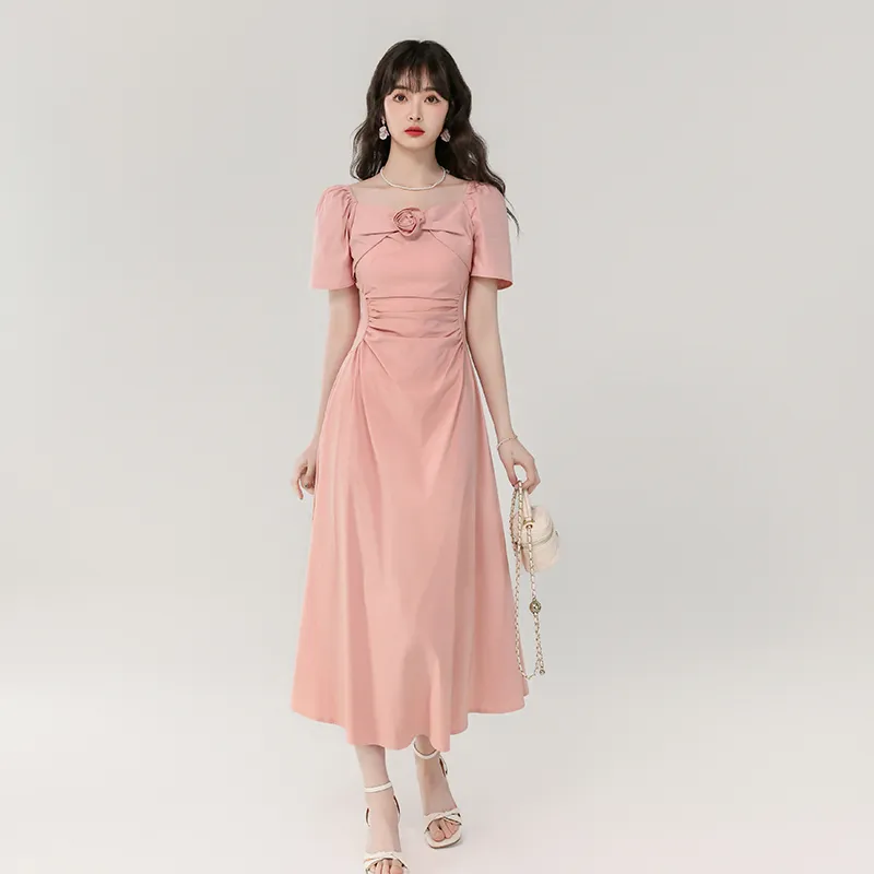 Si Bei'er Short Sleeved Dress Women's-4