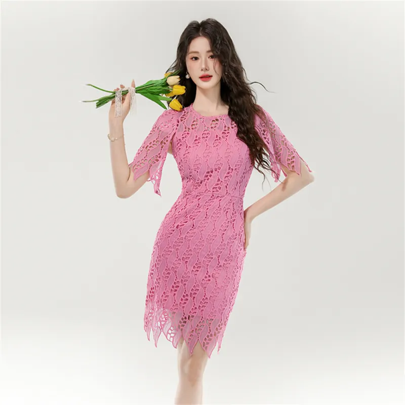 Si Bei'er Short Sleeved Dress Women's-5