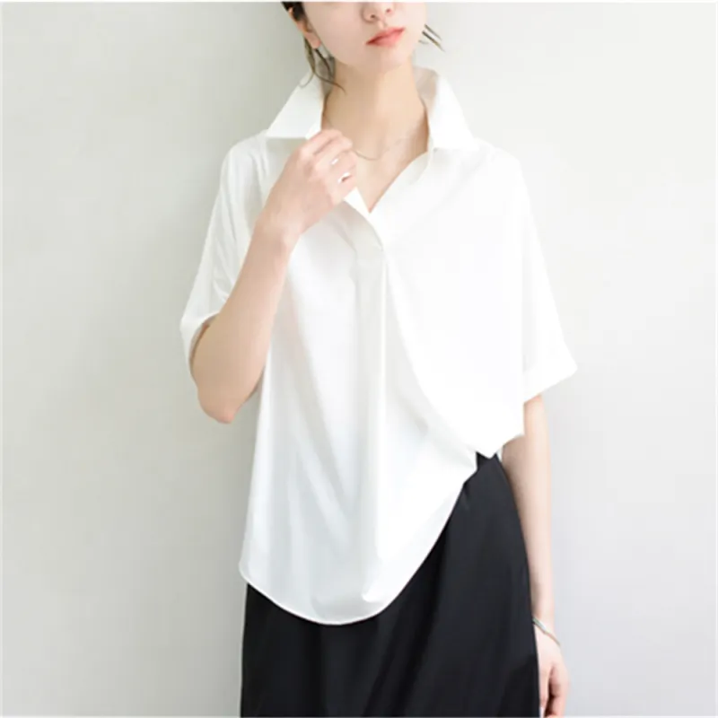 Si Bei'er Shirts Women's White-4