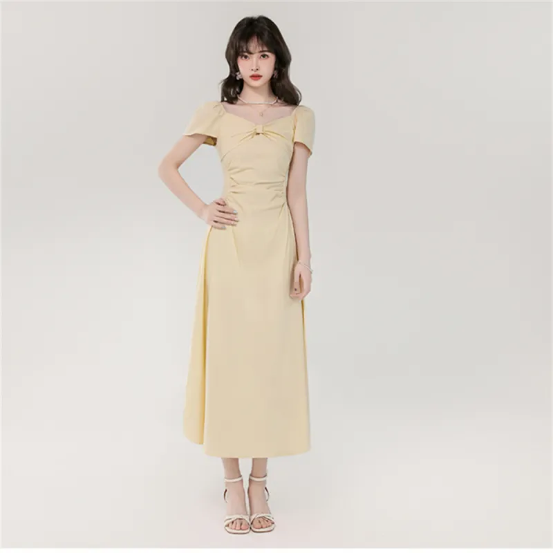 Si Bei'er Short Sleeved Dress Women's-19