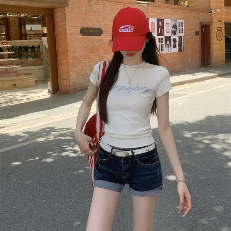 Si Bei'er Set in Sleeve T Shirt Women's-6