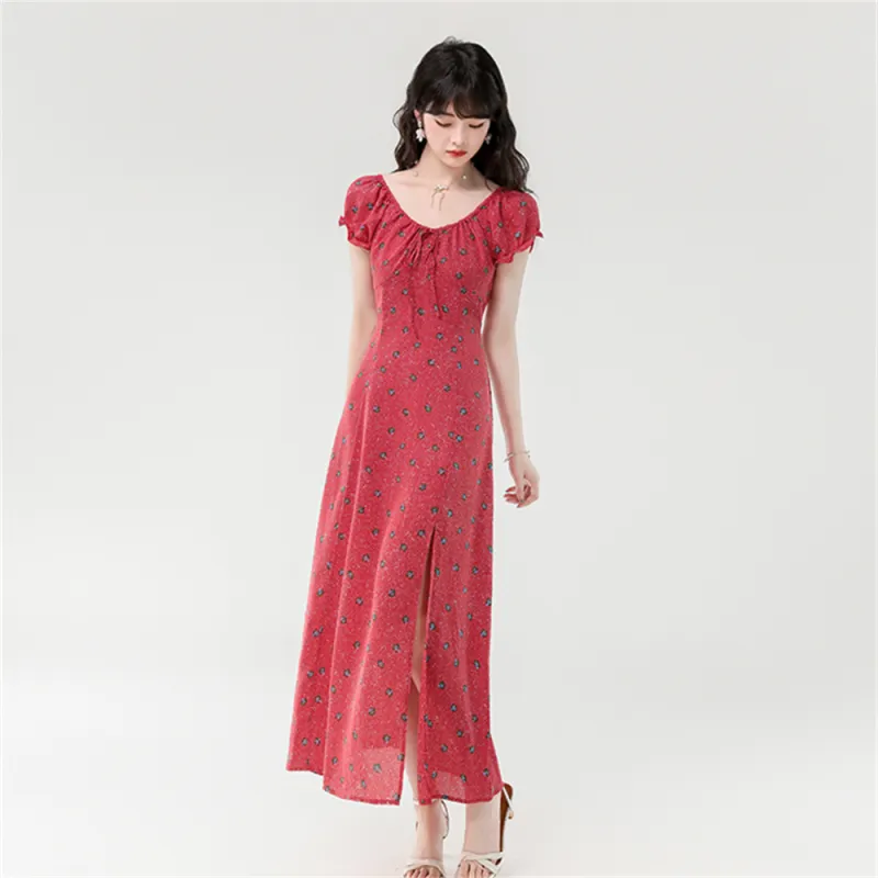 Si Bei'er Short Sleeved Dress Women's-4