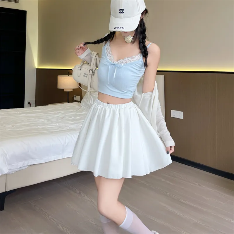 Si Bei'er Casual Short Skirts Women's-1