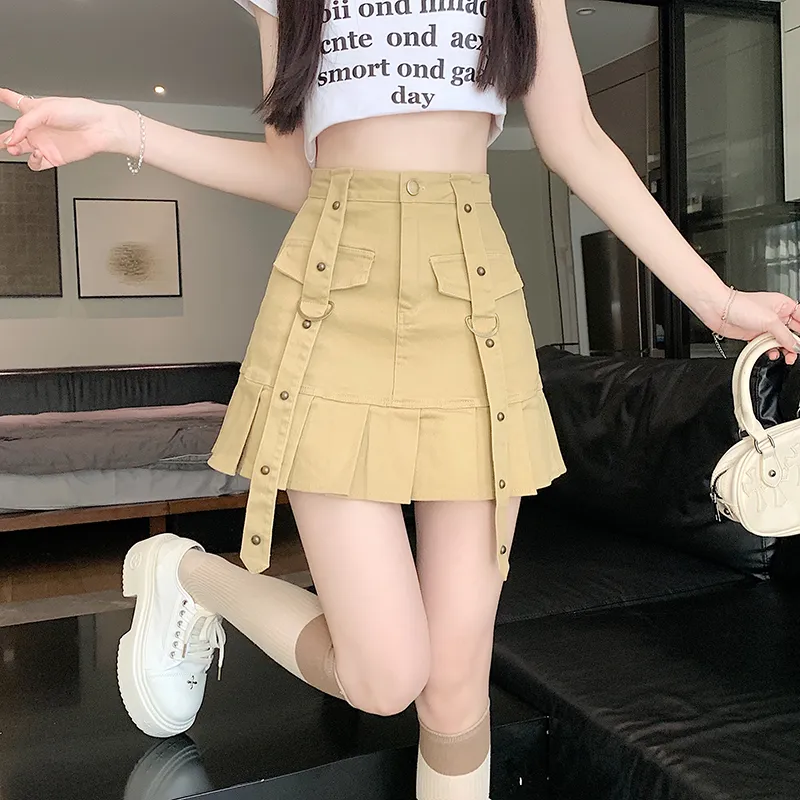 Si Bei'er Casual Short Skirts Women's-4