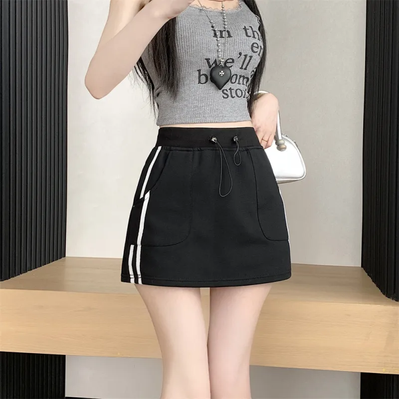 Si Bei'er Casual Short Skirts Women's-4