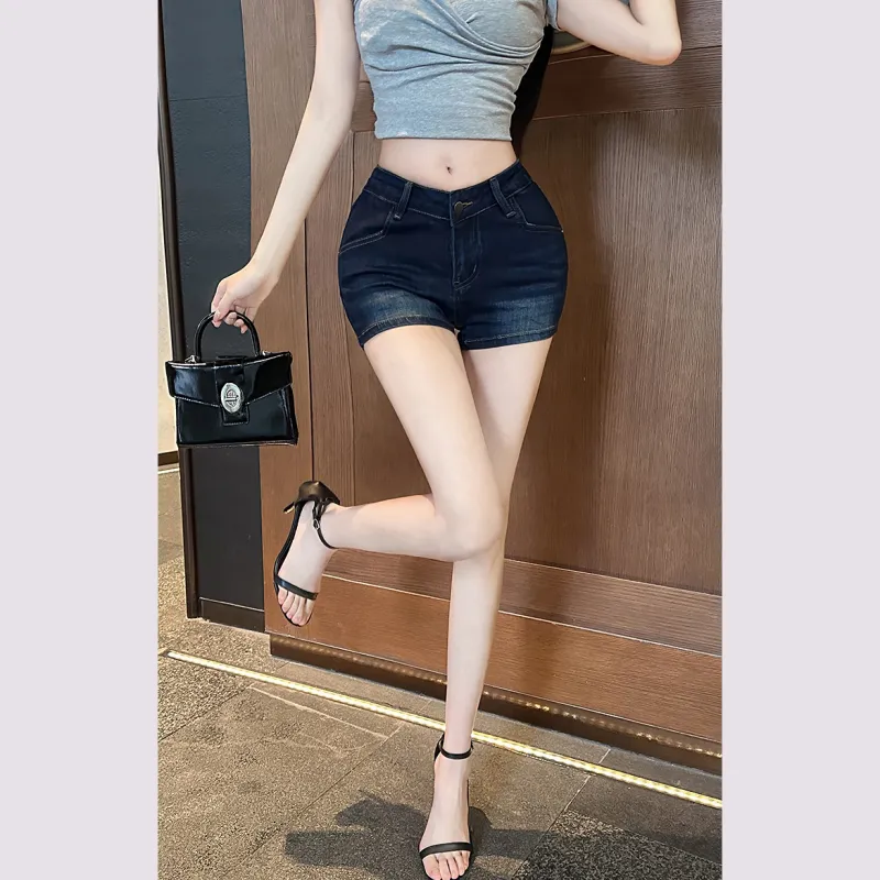 Si Bei'er Denim Shorts Women's-1
