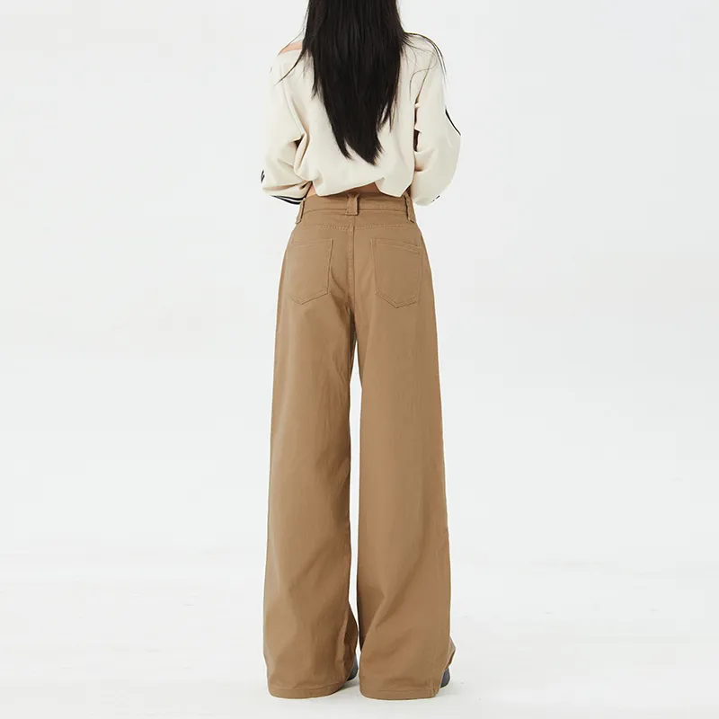 Si Bei'er Jeans Women's Latte Brown-6