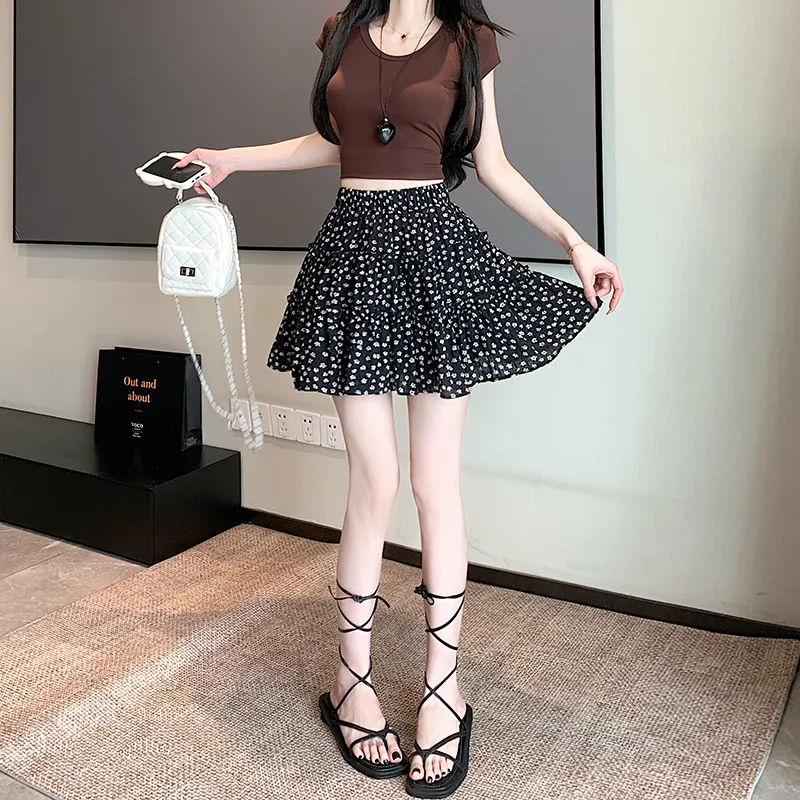 Si Bei'er Casual Short Skirts Women's-11