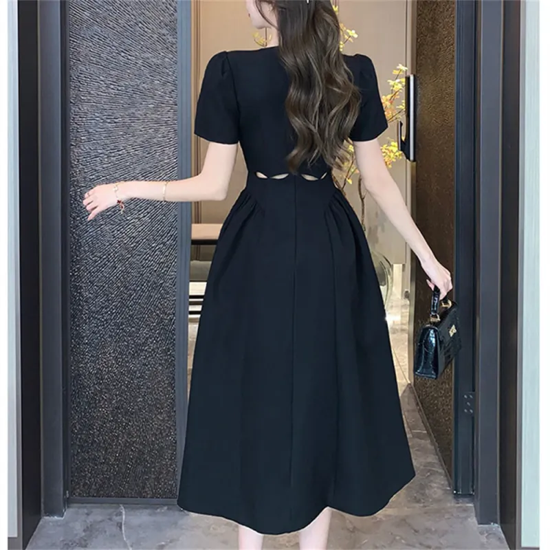 Si Bei'er Short Sleeved Dress Women's-2