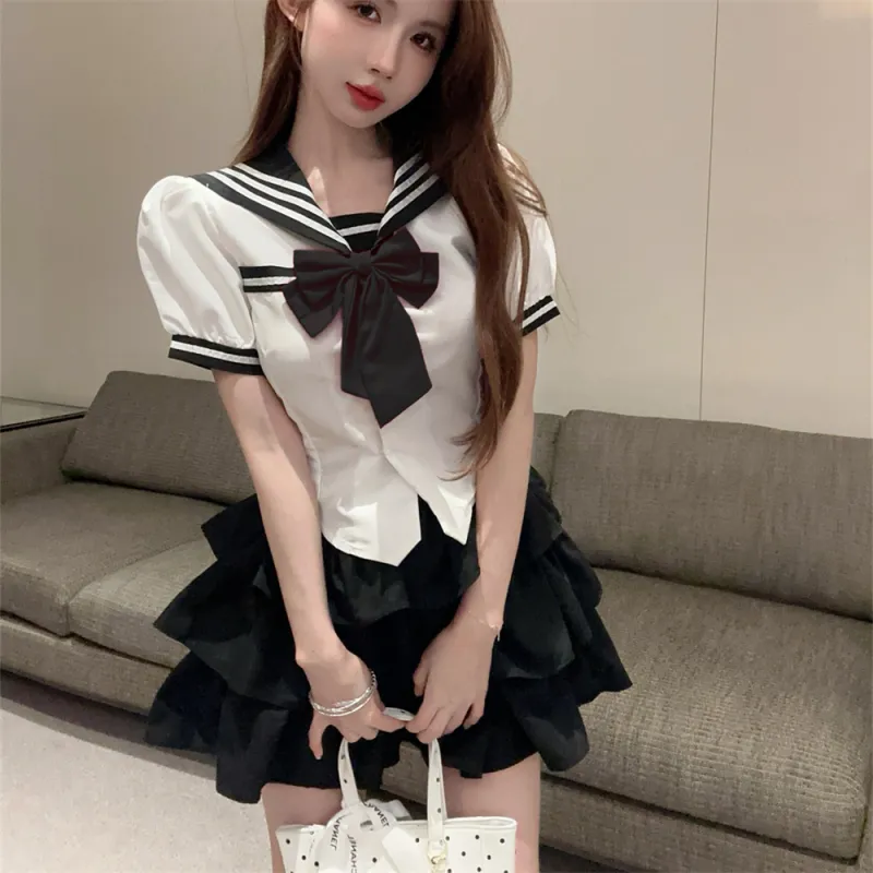 Si Bei'er Skirt Set Women's Image Color-2