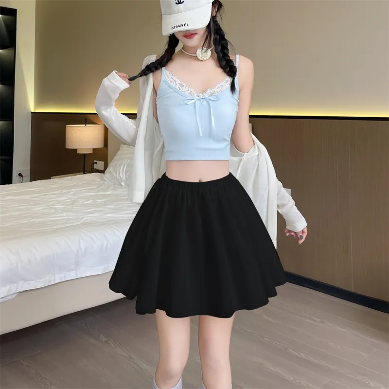 Si Bei'er Casual Short Skirts Women's-6