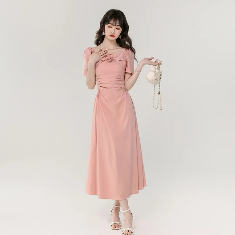 Si Bei'er Short Sleeved Dress Women's-3