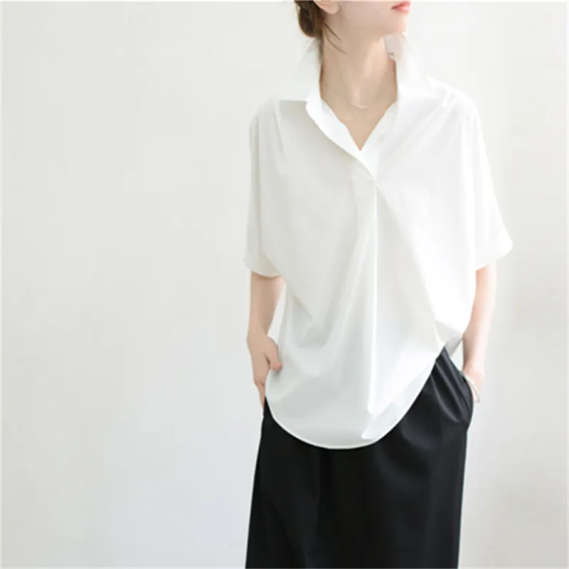 Si Bei'er Shirts Women's White-6
