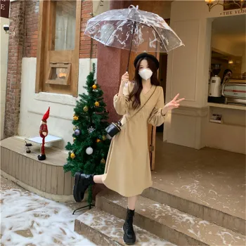 Si Bei'er Long Sleeved Dress Women's