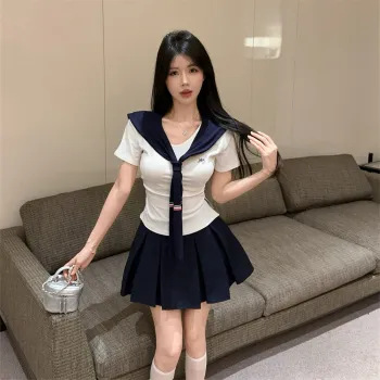 Si Bei'er Two Piece Skirt Sets Women's