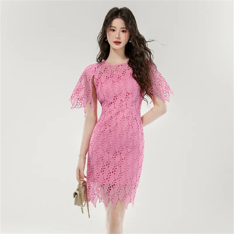 Si Bei'er Short Sleeved Dress Women's-1