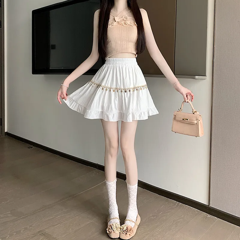 Si Bei'er Casual Short Skirts Women's-3