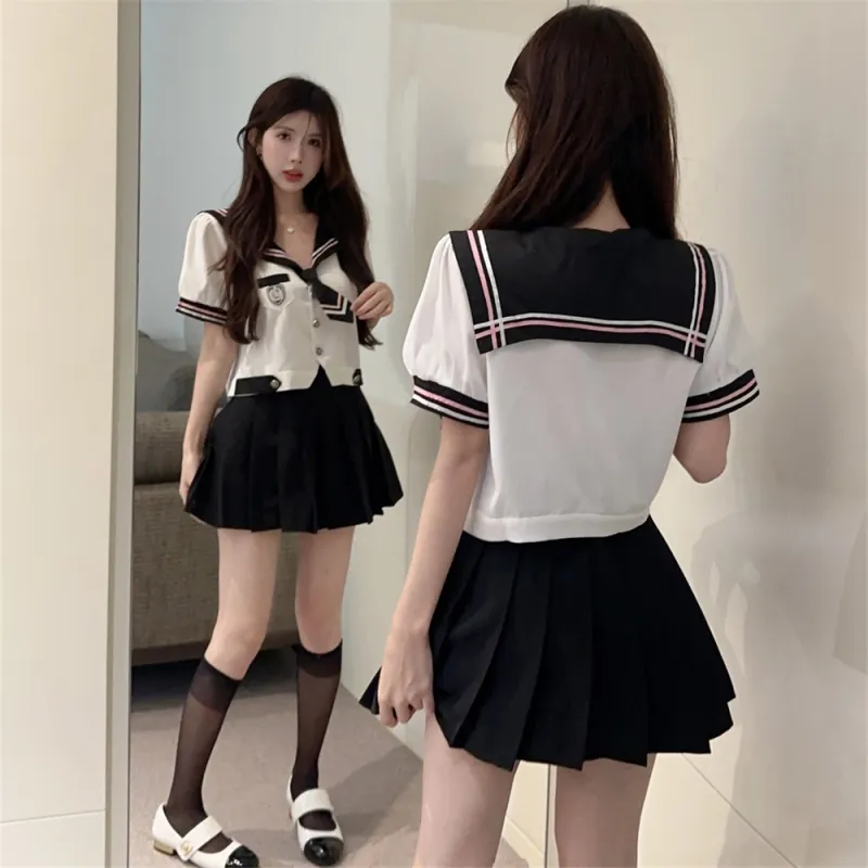 Si Bei'er Two Piece Skirt Sets Women's-1