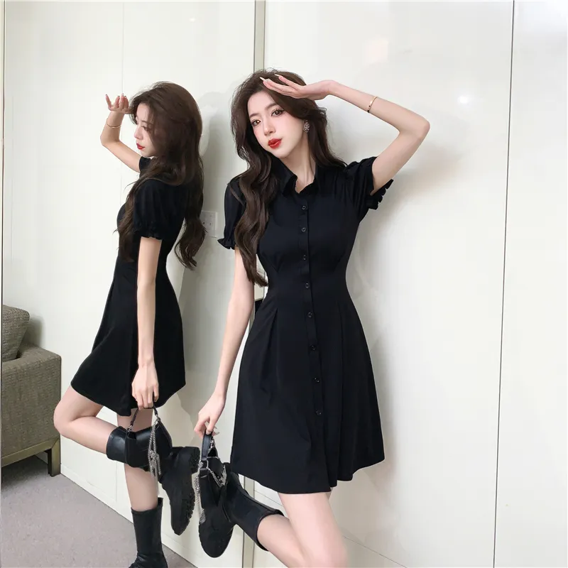 Si Bei'er Short Sleeved Dress Women's-5