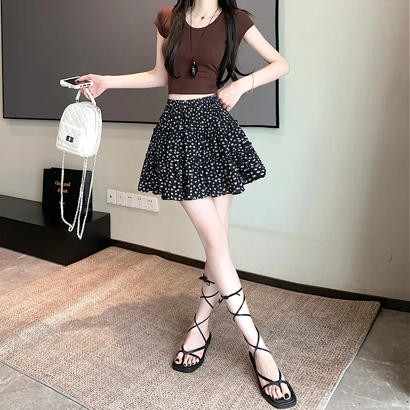 Si Bei'er Casual Short Skirts Women's-9