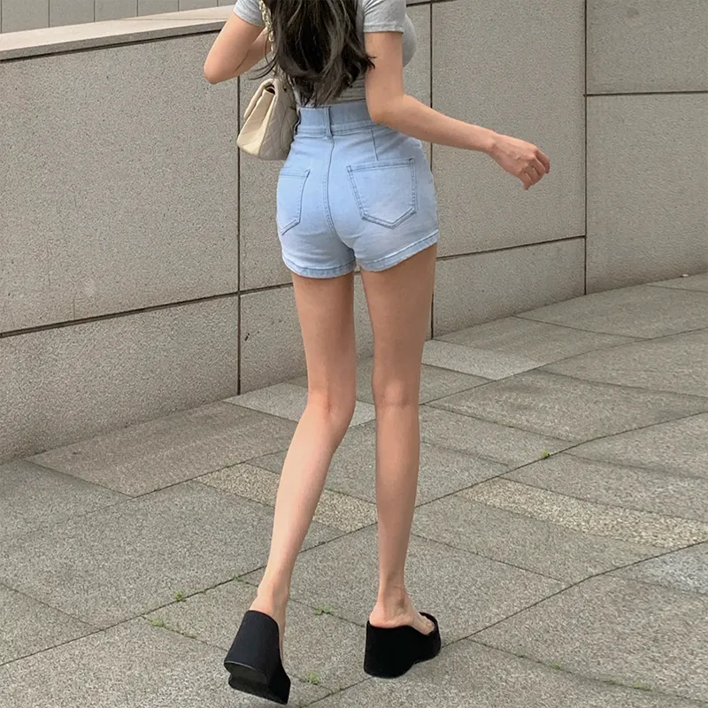 Si Bei'er Denim Shorts Women's-15