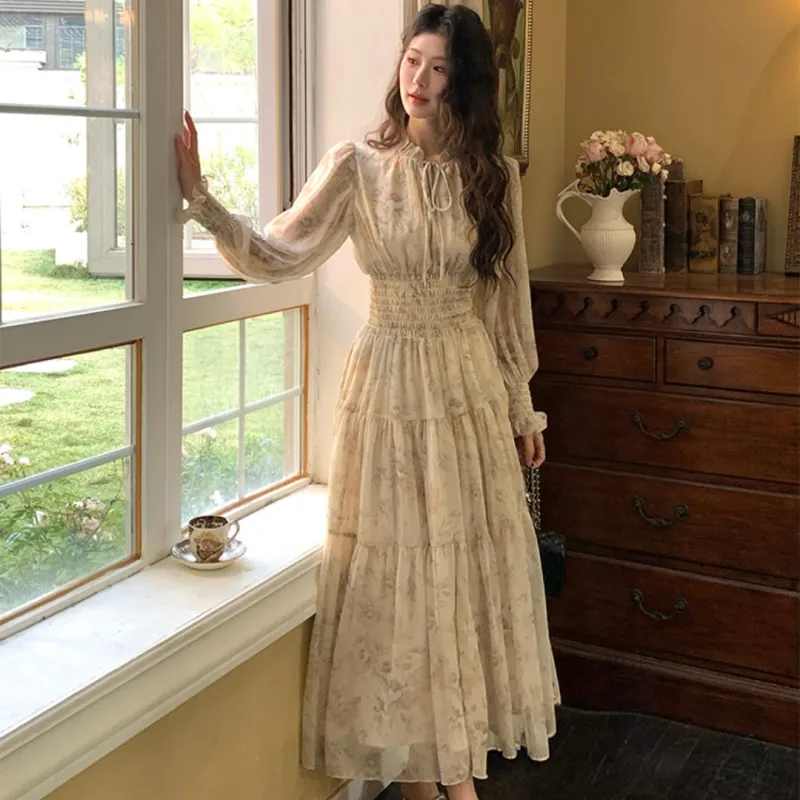 Si Bei'er Long Sleeved Dress Women's-3