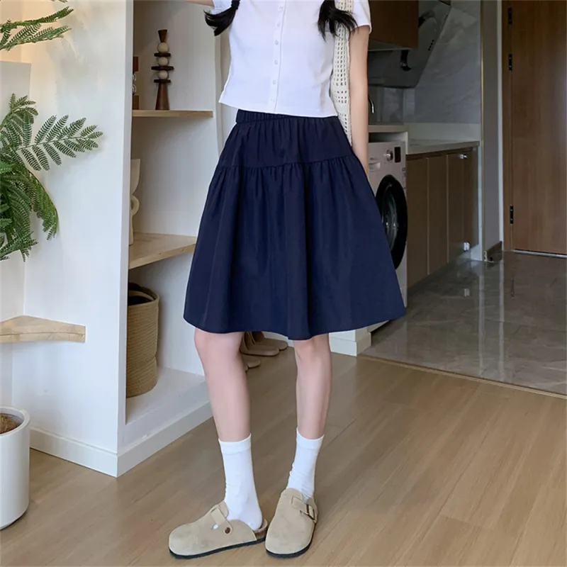 Si Bei'er Casual Short Skirts Women's-4