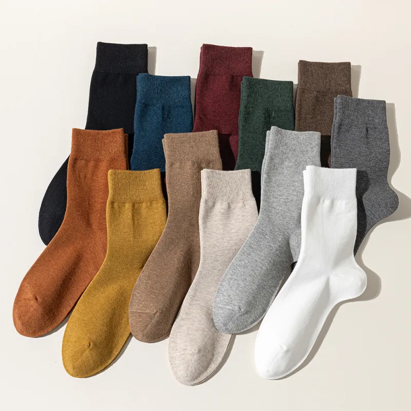 FIRS Mid Calf Socks Women's Shopping Bag 4 Pack-4