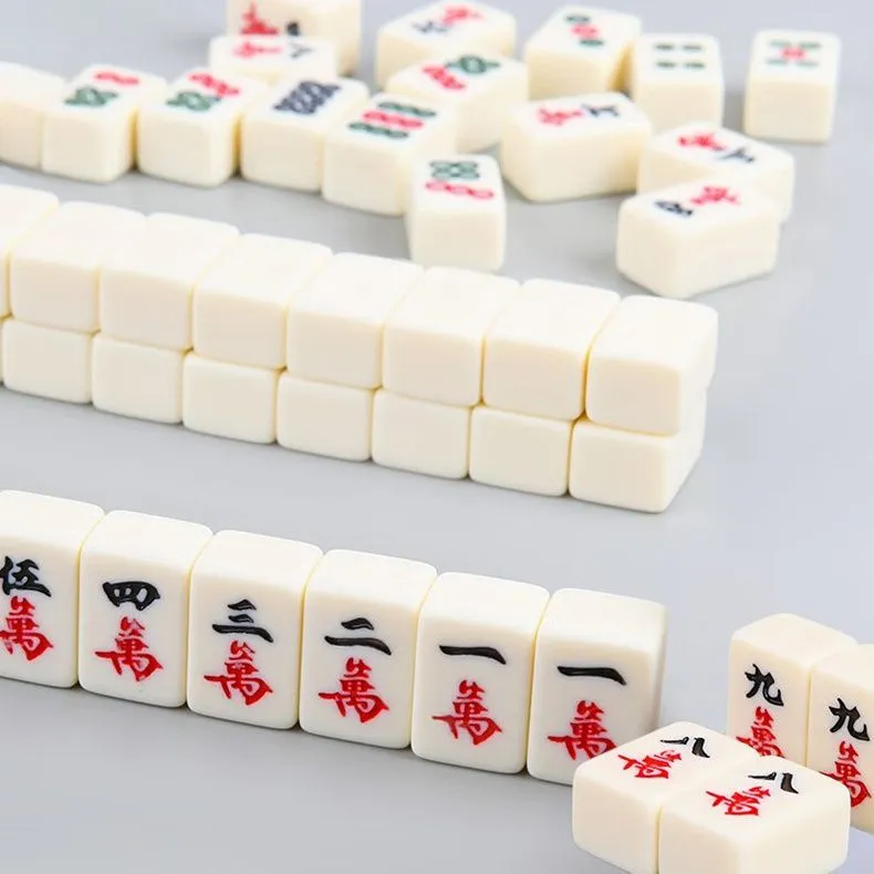Lezhi By Me Mini Mahjong Tiles Travel Portable Board Games-2