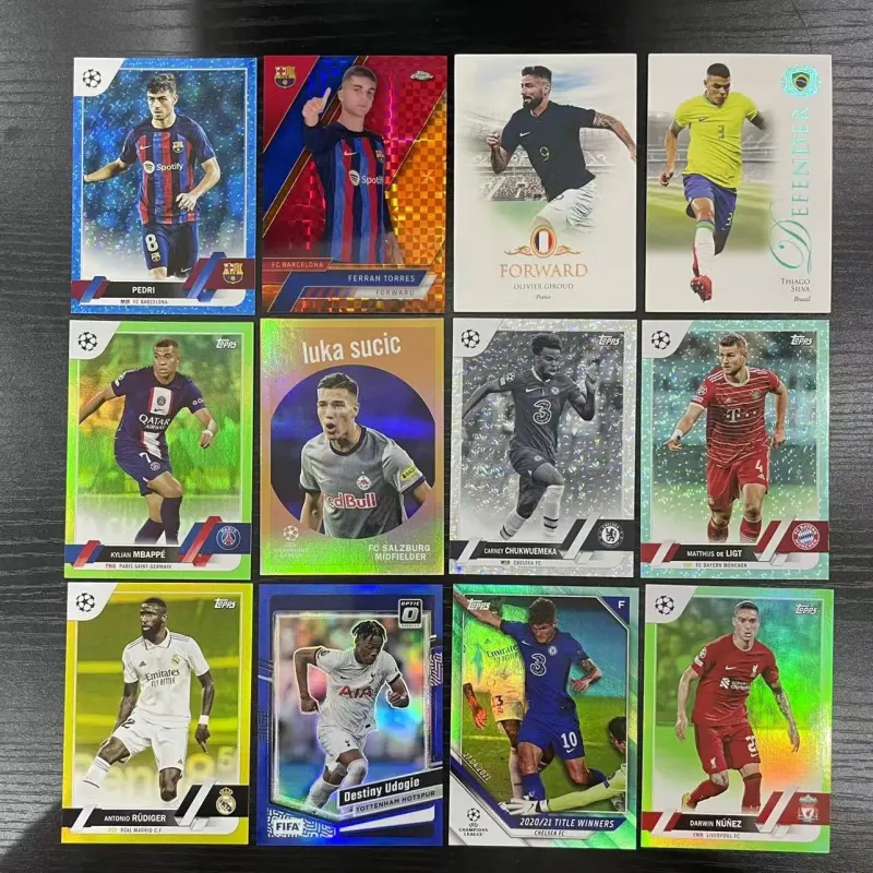 Lezhi By Me Soccer Star Card, Rookie Or Refringence Special Card Accessories 10 Pcs/15 Pcs-1