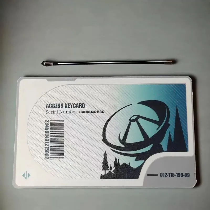 Lezhi By Me Delta Force, White Khaki PVC Game Launch Card/CEO NFC Card Accessories 1 Pc-3