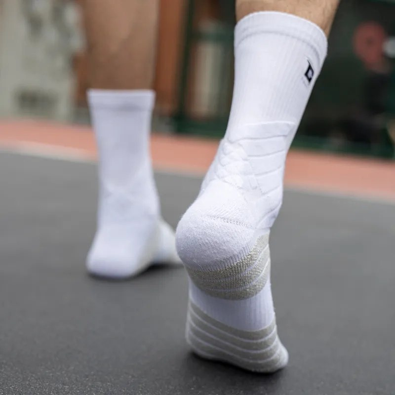 COURTMAN Thigh High Socks Multicolor Cotton Basketball Men's-3