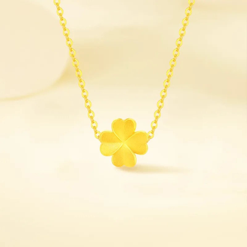 Fortune Gold Jewelry Box Necklace Women's-3