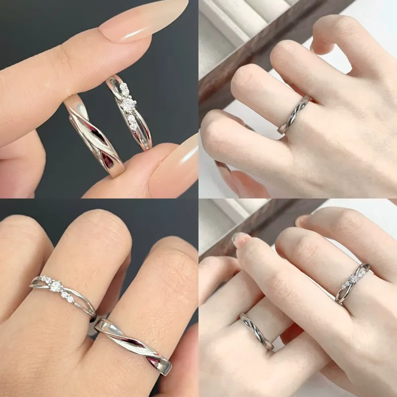 Fortune Gold S999 Fine Silver Rings Unisex-5