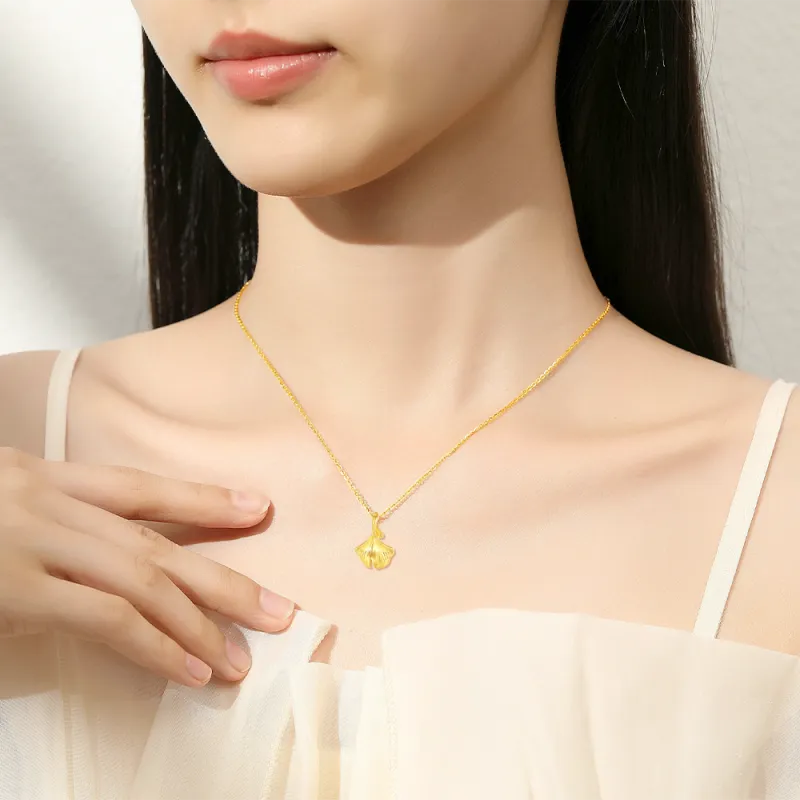 Fortune Gold Jewelry Box Necklace Unisex-2