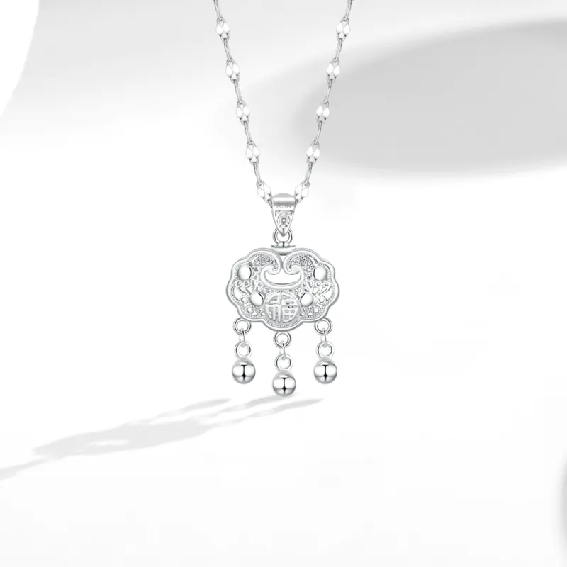 Fortune Gold 999 Fine Silver Necklaces Unisex-3