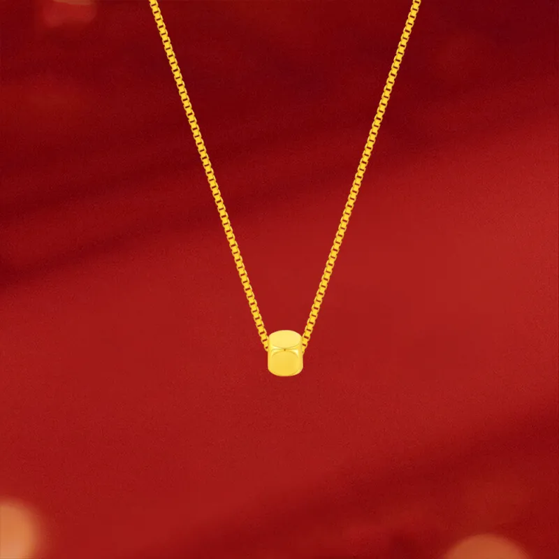 Fortune Gold Jewelry Box Necklace Women's-2